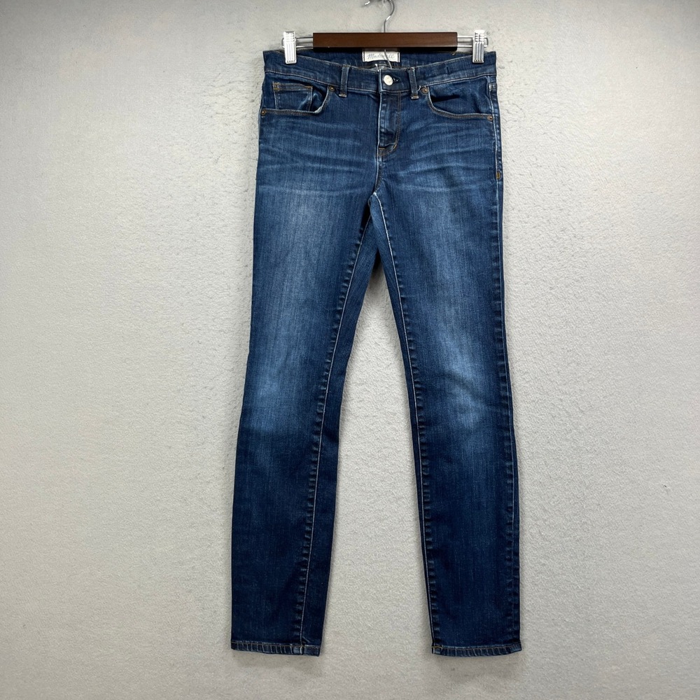Madewell Jeans Womens 27 Blue Skinny Denim Casual Classic Everyday Stretch